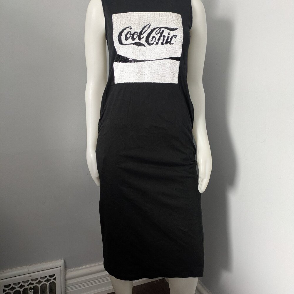 Woman's black dress